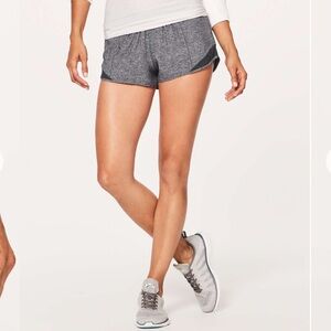 Lululemon Hotty Hot Short II *2.5" Heather Lux Multi Black 12